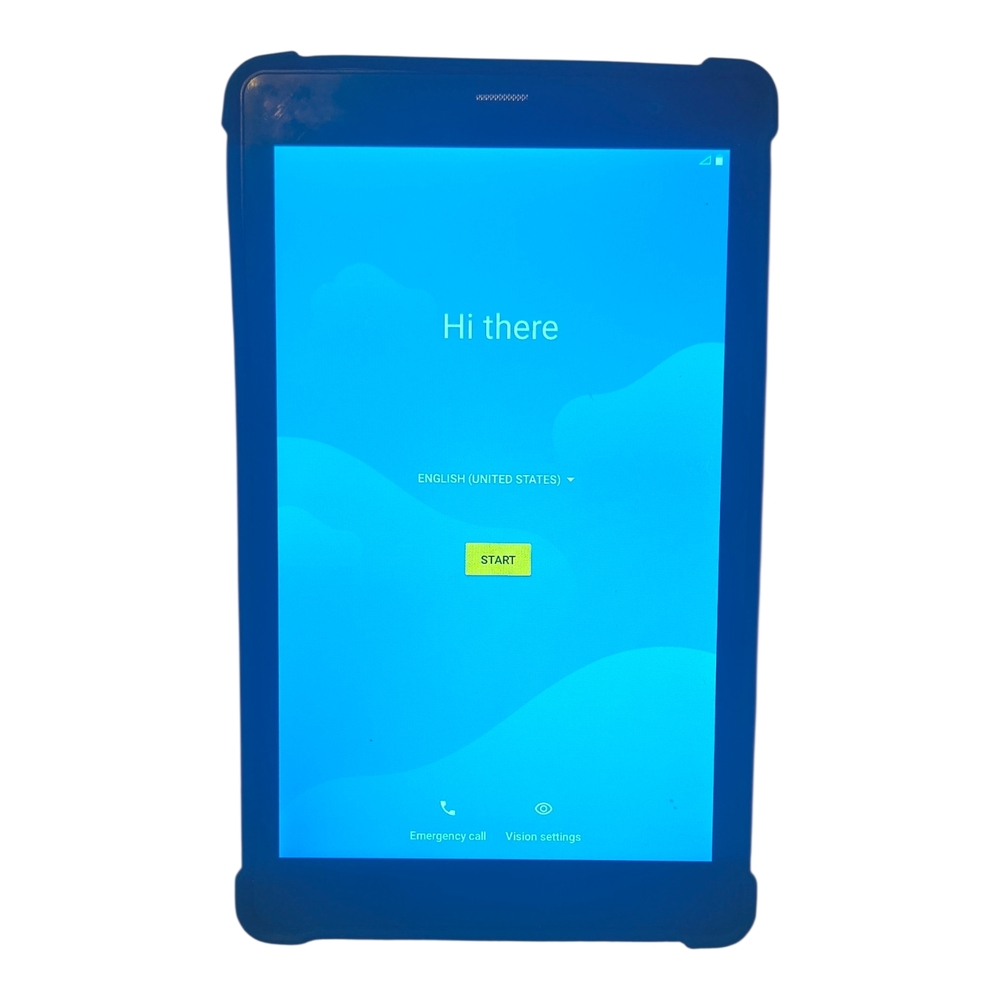 10 Inch Sleek Blue Tablet with Protective Case